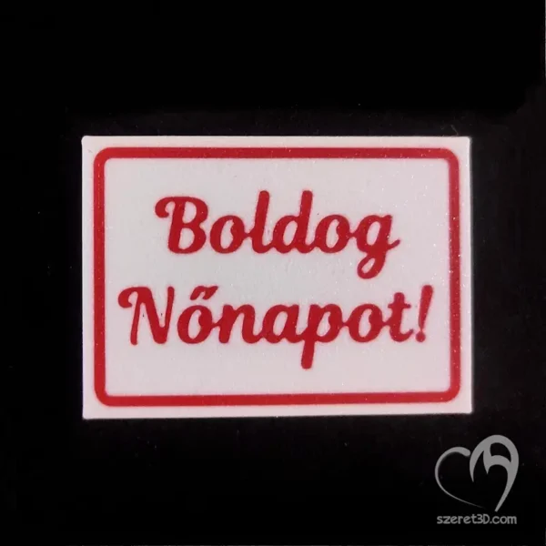 Nőnapi hűtőmágnes - többféle változatban - Image 11